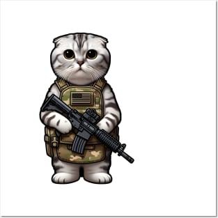 Tactical Cat Posters and Art